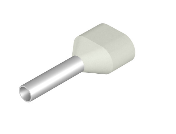 9037250000 WEIDMULLER TERMINAL PUNTERA HUECA DOBLE LARGA 18AWG BLANCO