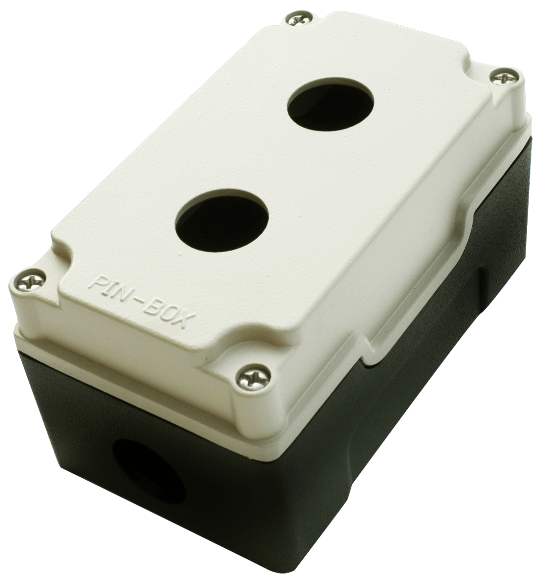 SGCB2202 SEGIBIZ BOTONERA ALUMINIO FUNDIDO 2 ORIFICIOS