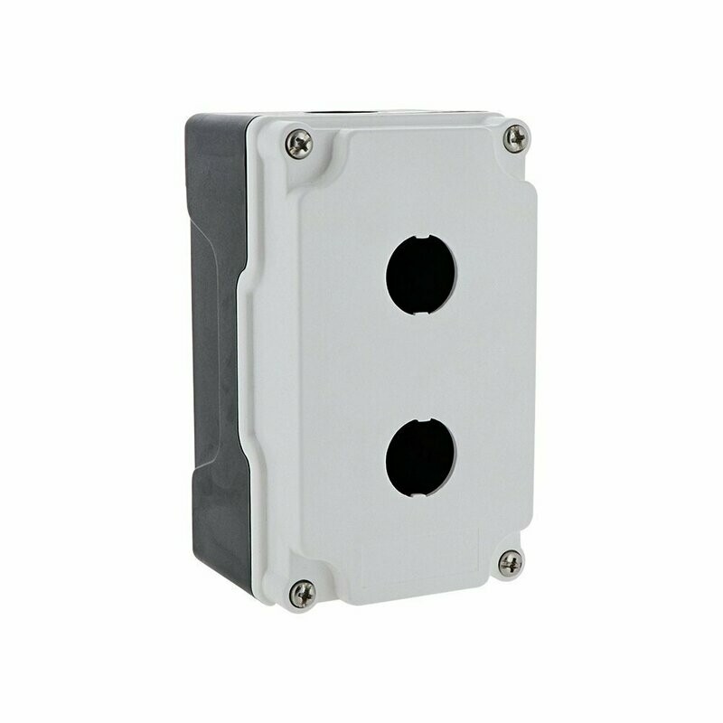 SGPB2202G SEGIBIZ BOTONERA PLASTICA 2 ORIFICIOS GRIS SGPB2202G SEGIBIZ BOTONERA PLASTICA 2 ORIFICIOS GRIS