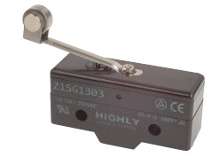 Z15G1303 HIGHLY LIMIT SWITCH PEQUEÑO PALANCA MEDIANA CON RODILLO 1NC+1NO