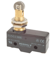 Z15G1308 HIGHLY LIMIT SWITCH PEQUEÑO PIVOTE CON RODILLO LINEAL 1NC+1NO