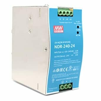 NDR24024 MEANWELL FUENTE DE ALIMENTACION MONOFASICA 85-264 VAC ENTRADA SALIDA 24 VDC 10 AMP