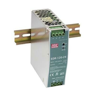 EDR12024 MEANWELL FUENTE DE ALIMENTACION 85-264 VA ENTRADA 24 VDC SALIDA 5 AMP