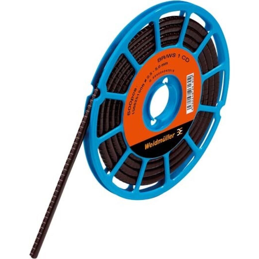 1568251506 WEIDMULLER MARCACABLE RL 100PZ 10-18 AWG   CLI C 1-3 BR/WS 1 CD