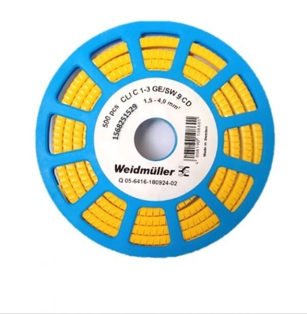 1568251529 WEIDMULLER MARCACABLE RL 500PZ 10-18 AWG CLIC1-3GE/SW9CD