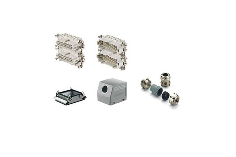 1712540000 WEIDMULLER TOMACORRIENTE 32 POLOS 2 GANCH     HDC-KIT-HE32.140