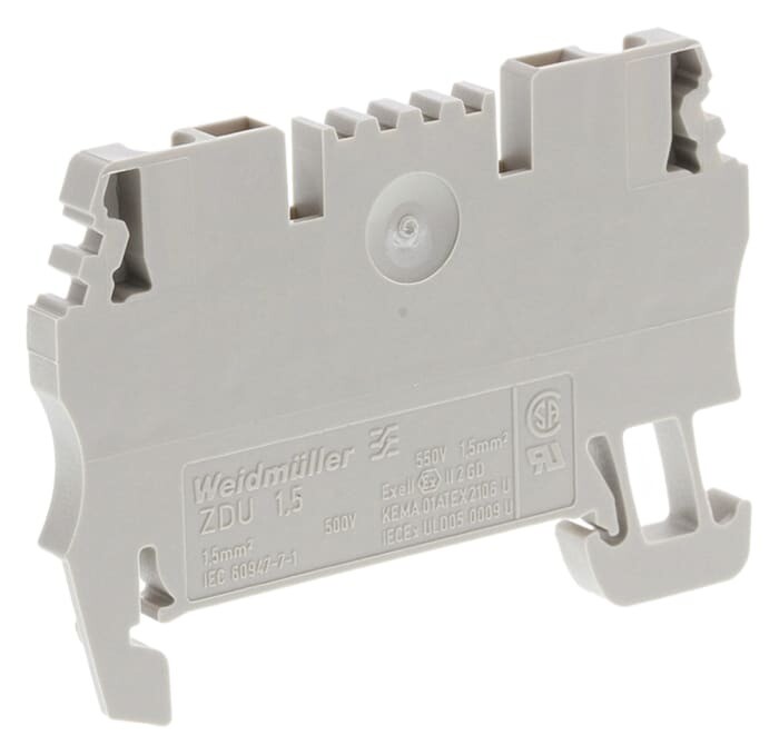 1775480000 WEIDMULLER CLEMA DE PASO   ZDU 1.5