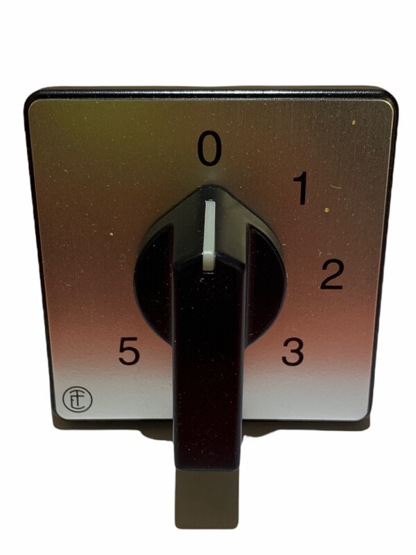 V2NS05F2BSI ELEKTRA CONMUTADOR ROTATIVO DE CONTROL 1 POLO 5 PASOS 5 PASOS