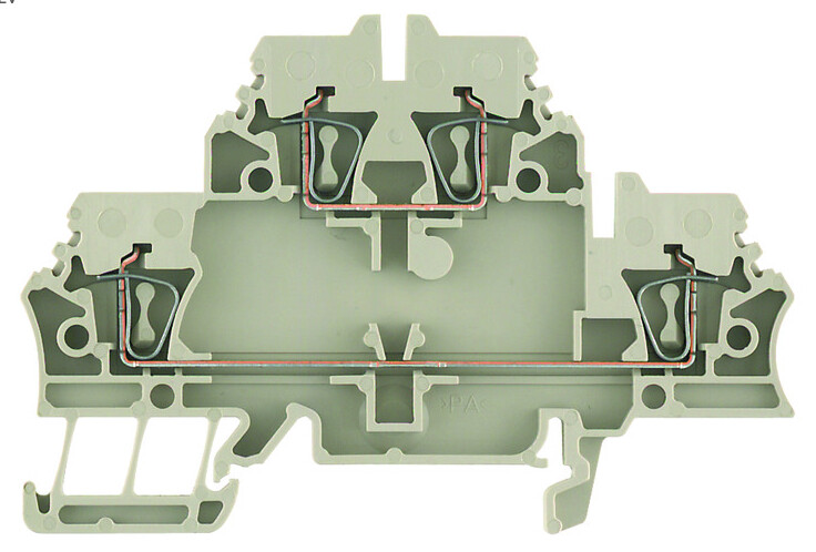 1674300000 WEIDMULLER CLEMA DOBLE PISO ZDK2.5