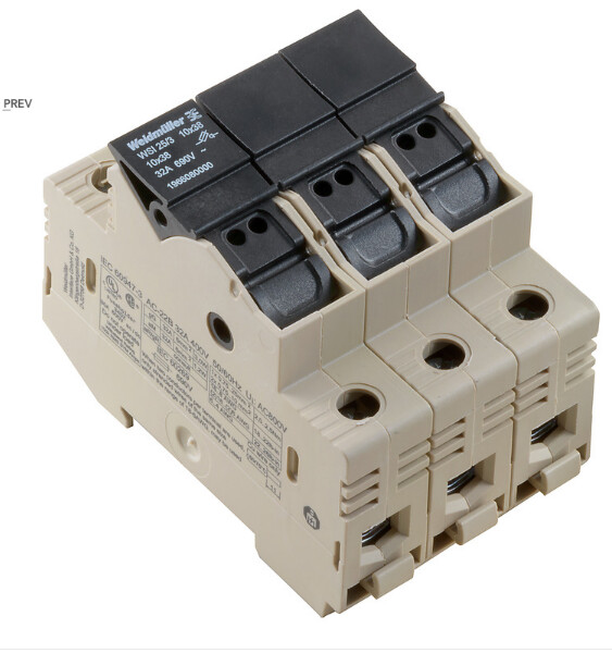 1966080000 WEIDMULLER CLEMA PORTAFUSIBLE S/LED     WSI25/310X38
