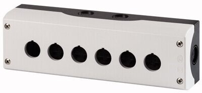 216540 EATON MOELLER BOTONERA PLASTICA 6 ORIFICIOS GRIS M22-I6