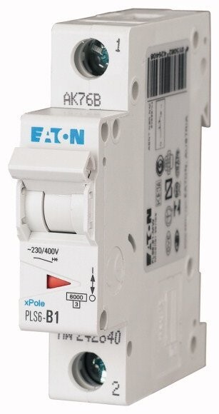 242640 EATON MOELLER INTERRUPTOR TERMOMAGNETICO EN RIEL DIN 1 POLO 1 AMP CURVA B