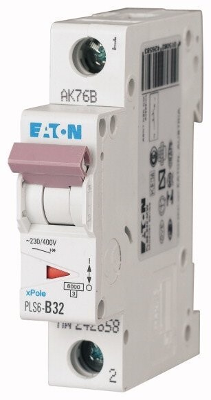 242658 EATON MOELLER INTERRUPTOR TERMOMAGNETICO EN RIEL DIN 1 POLO 32 AMP CURVA B