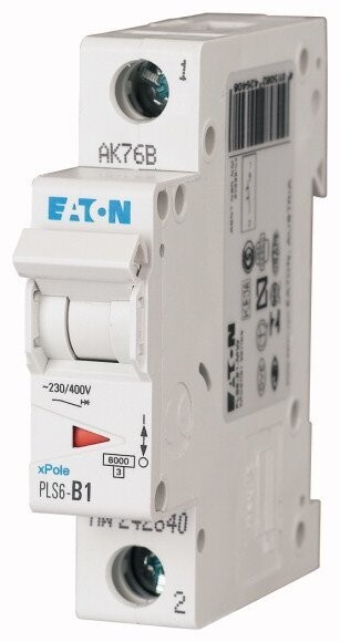 242665 EATON MOELLER INTERRUPTOR TERMOMAGNETICO EN RIEL DIN 1 POLO 0.5 AMP CURVA C