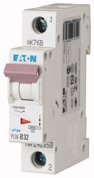 242684 EATON MOELLER INTERRUPTOR TERMOMAGNETICO EN RIEL DIN 1 POLO 32 AMP CURVA C