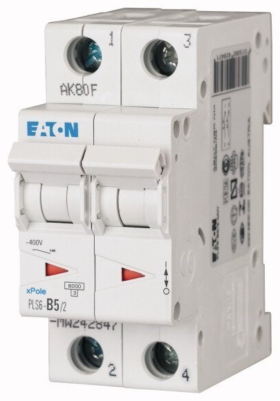 242857 EATON MOELLER INTERRUPTOR TERMOMAGNETICO EN RIEL DIN 2 POLOS 32 AMP CURVA B