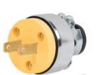 46200 VOLTECH CLAVIJA SENCILLA BLINDADA 120 VAC 15 AMP