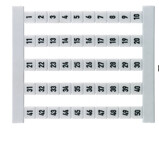 473560001 WEIDMULLER ETIQUETA P/CLEMA 50 PZA     DEK5FS1-50VERTICAL