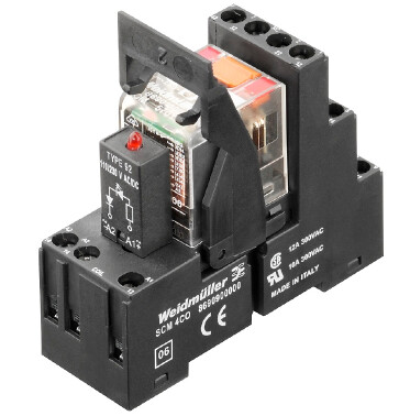 7940007063 WEIDMULLER RELEVADOR COMPLETO RCMKIT 24VDC 4CO LED GN