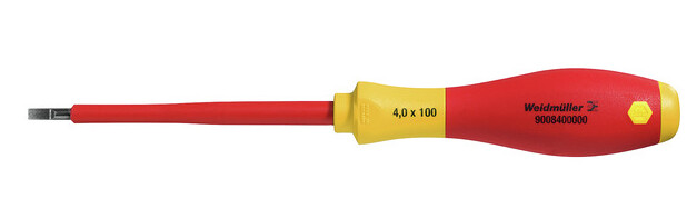 9008400000 WEIDMULLER DESARMADOR PLANO C/A SDI0,8X4,0X100