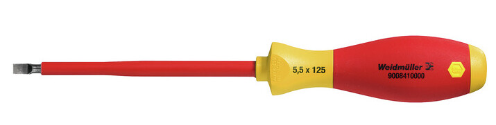 9008410000 WEIDMULLER DESARMADOR PLANO C/A SDI1,0X5,5X125