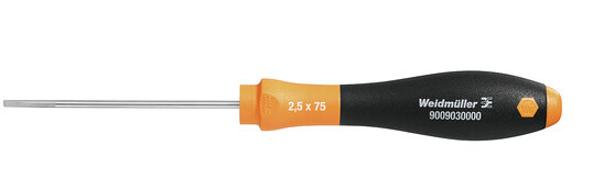 9009030000 WEIDMULLER DESARMADOR PLANO S/A     SD0,4X2,5X75