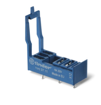 9711 FINDER BASE PARA RELEVADOR 5 PINES FASTON PARA CIRCUITO IMPRESO