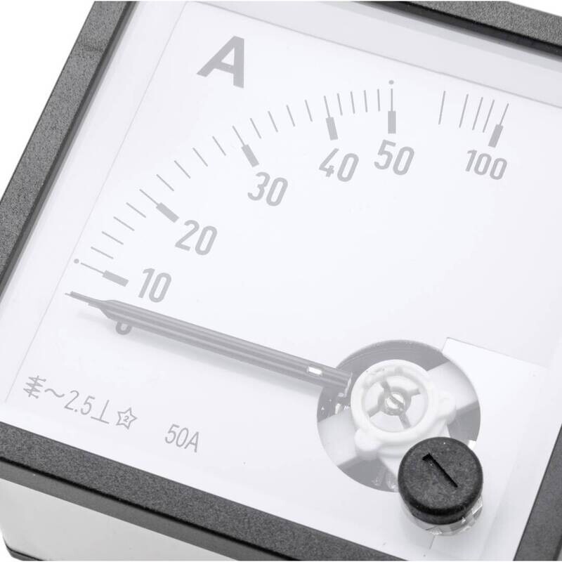 BE721005A TAIWAN METERS AMPERIMETRO 72X72MM 100/5A