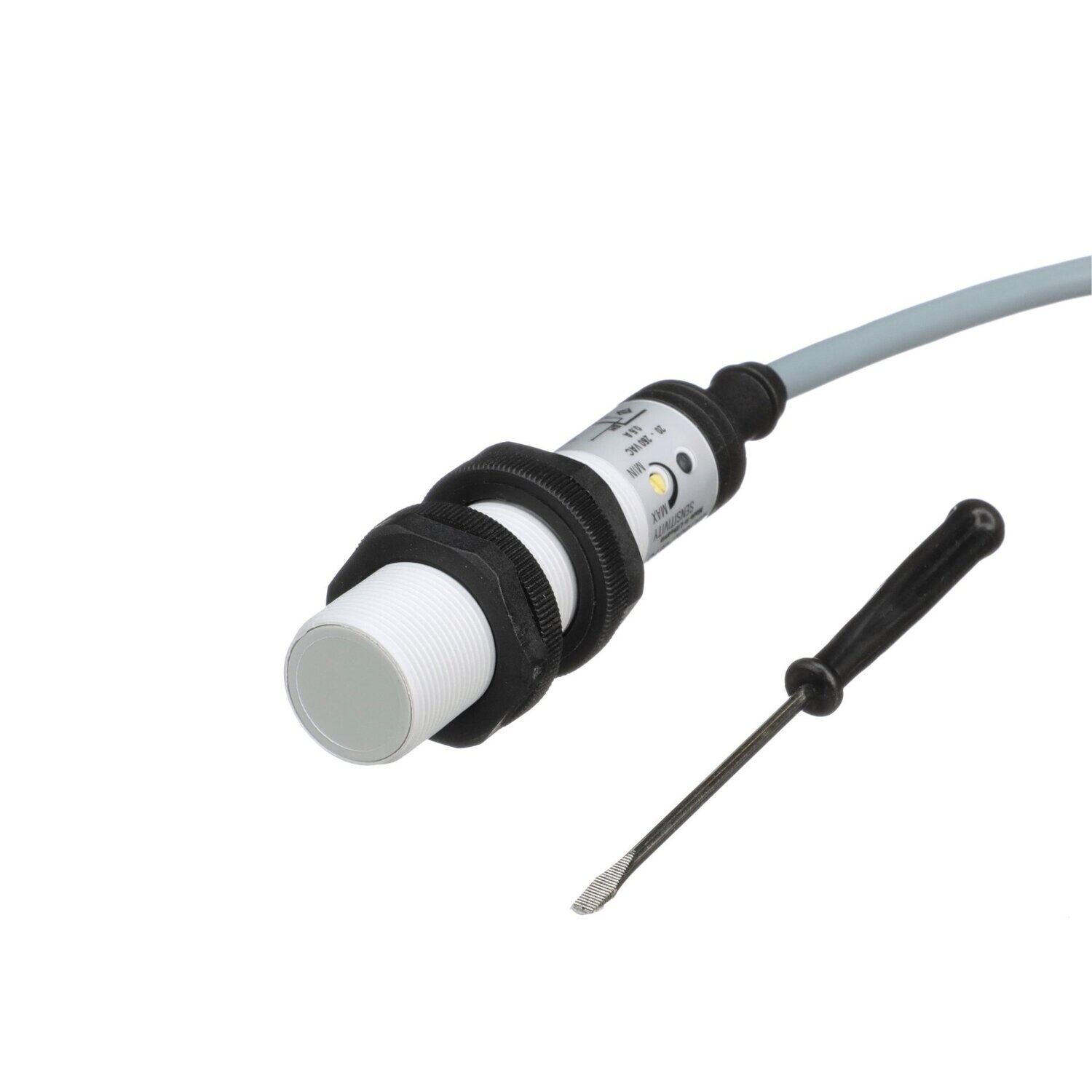 CA18CLF08TC CARLO GAVAZZI SENSOR CAPACITIVO M18 SCR NC CON CABLE 2 MTR PLASTICO 8MM DE SENSADO