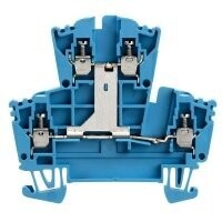 1022380000 WEIDMULLER CLEMA DE PASO DOBLE PISO   WDK 2.5V BL