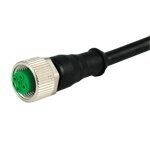 CONE14NFS5 CARLO GAVAZZI CABLE PARA SENSOR M12 4 HILOS HEMBRA RECTO 5 METROS