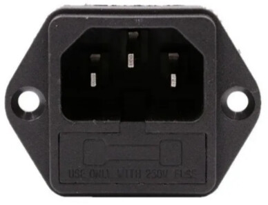 CCHF MK ELECTRO CONECTOR DE COMPUTADORA HEMBRA CON PORTAFUSIBLE