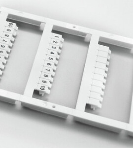 0523060001 WEIDMULLER ETIQUETA P/CLEMA 50 PZA DEK 5 FW 1-10 HORIZONTAL