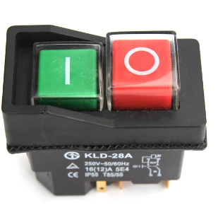 KLD MK ELECTRO BOTON DE ARRANQUE PARA MAQUINARIA 30 AMP