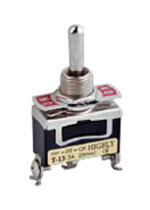 T13BS HIGHLY INTERRUPTOR COLA DE RATA 3 POSICIONES RETENIDO 1P-2T 3 TORNILLO ON-OFF-ON