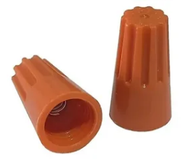 SP4H MKELECTRO CAPUCHON DE ROSCA METALICA COLOR AMARILLO CAL. 10-12 AWG (10 PZAS )