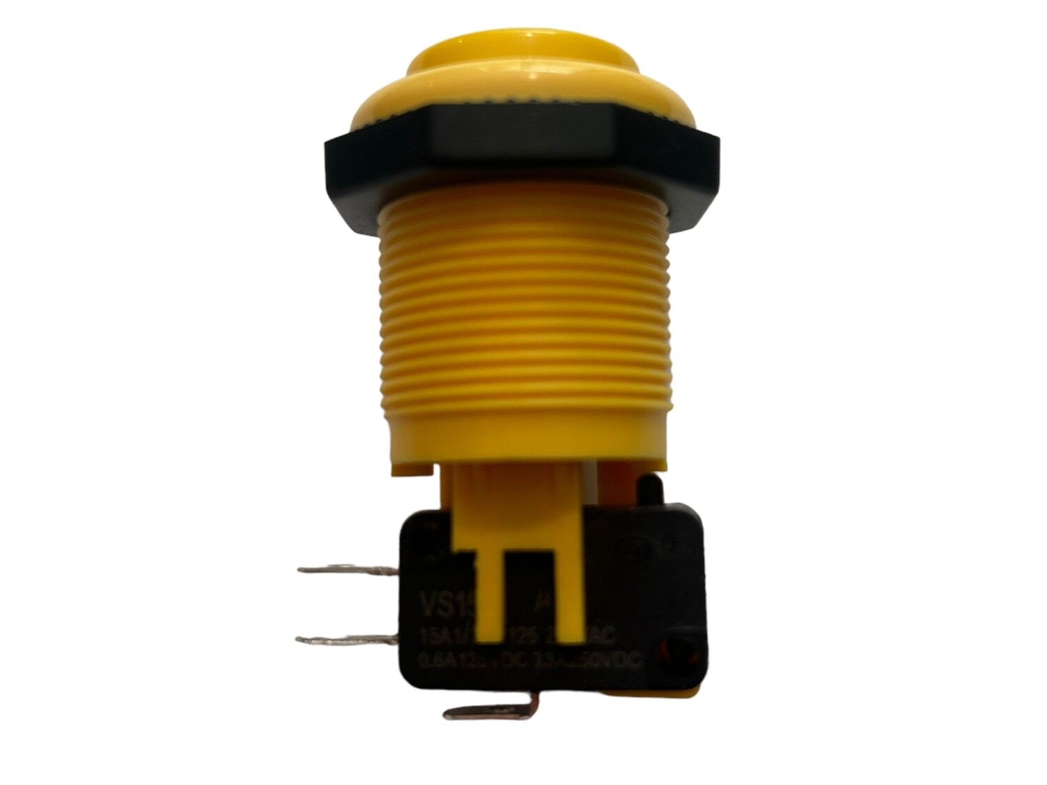 VAQ7R3  HIGHLY BOTON PULSADOR TIPO MAQUINITAS AMARILLO