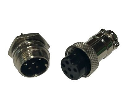 CUHM6V MKELECTRO CONECTOR UNIVERSAL HEMBRA Y MACHO 6 VIAS