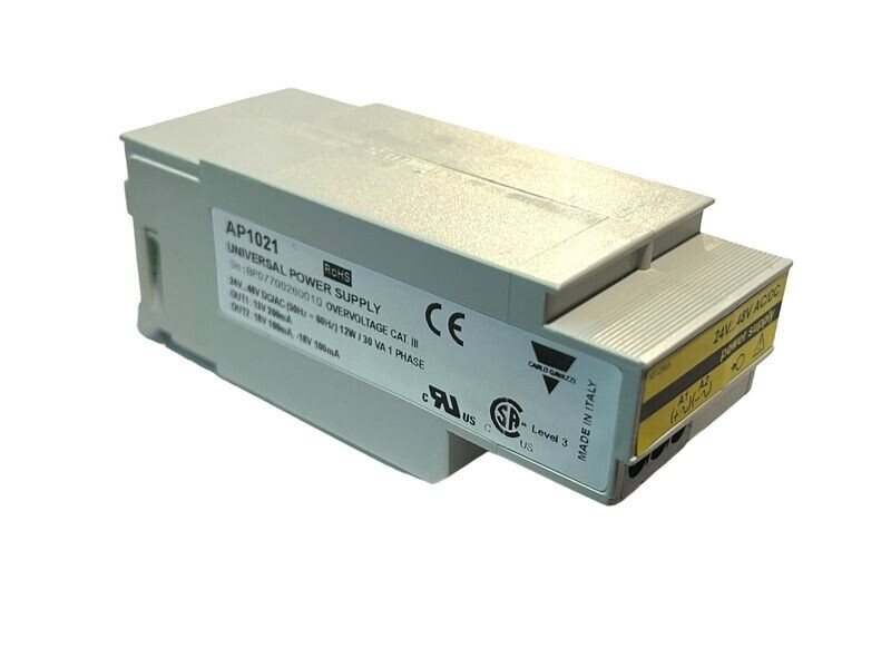 AP1021 CARLO GAVAZZI FUENTE DE ALIMENTACION ENTRADA 24-48V DC/AC 100 MA SALIDA 13 Y 18 V