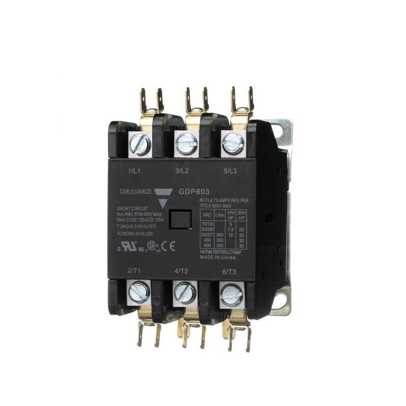 GDP603L220V CARLO GAVAZZI CONTRACTOR PROPOSITO DEFINIDO 60 AMP 220 BOBINA
