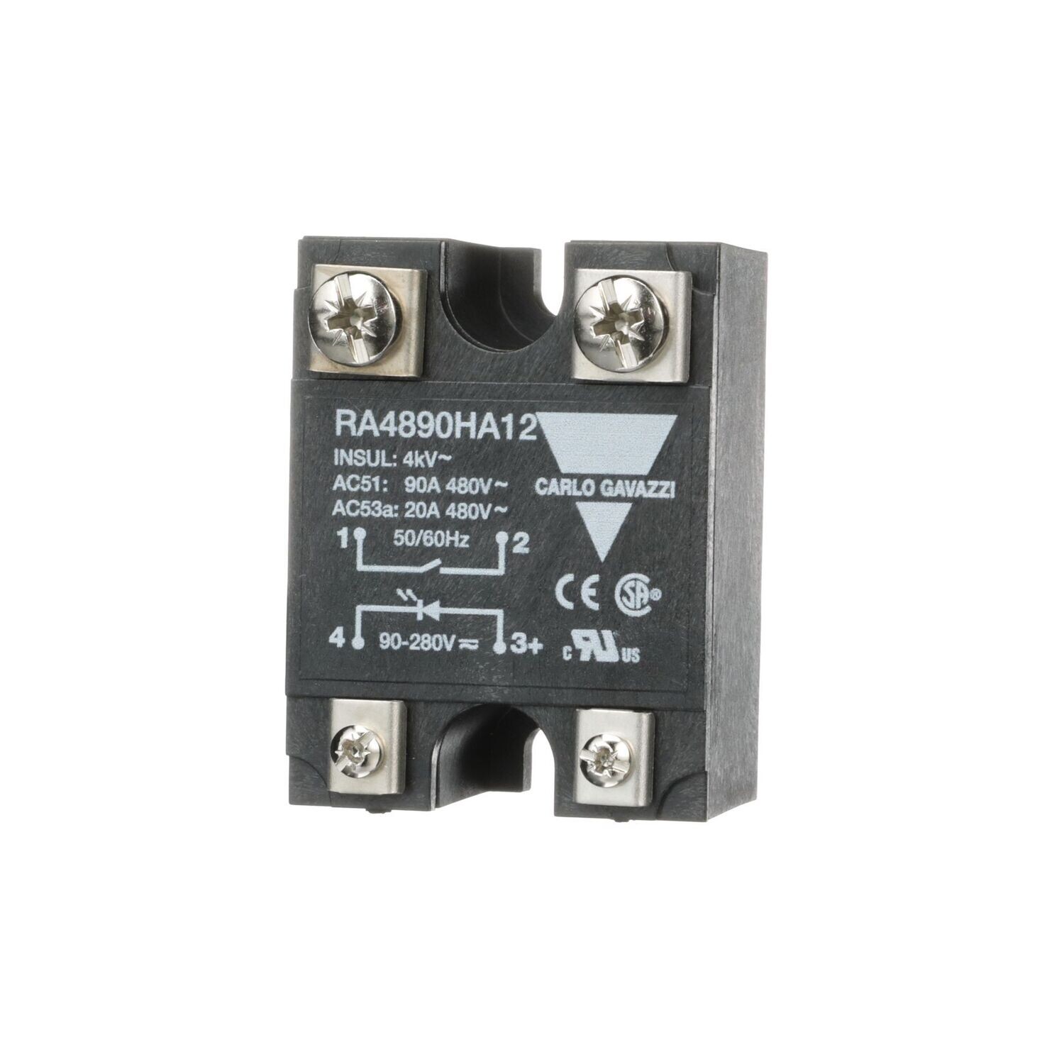 RA4825HA12 CARLO GAVAZZI RELEVADOR ESTADO SOLIDO 25 AMP 480 V DISPARO EN ALTERNA