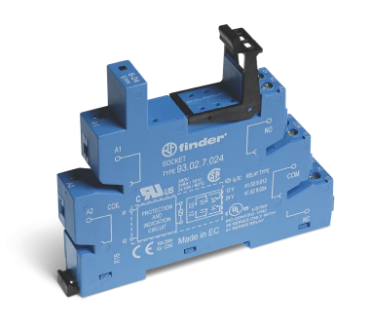 93020024 FINDER BASE PARA RELEVADOR 8 PINES (24 VAC/DC)