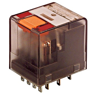 PT270012   SCHRACK RELEVADOR FASTON 8 PINES BOBINA 12 VDC