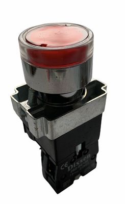LAY5BW3462 DIXSEN BOTON PULSADOR ILUMINADO 22 MM ROJO MOMENTANEO