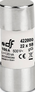 FC22X58100A DF ELECTRIC FUSIBLE 22X58 100 AMP ACCION NORMAL