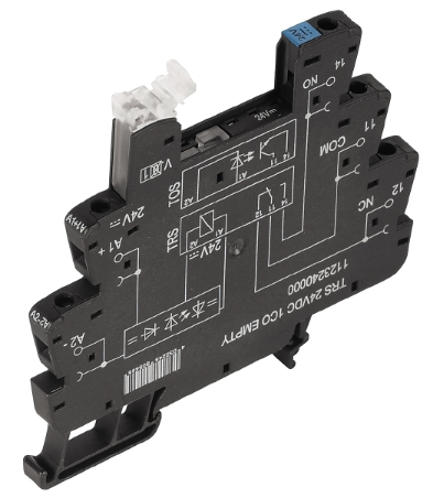 1123250000 WEIDMULLER BASE PARA RELEVADOR TIPO CLEMA 24 VDC