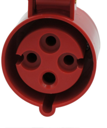 NM224 MK ELECTRO BASE PARA CONECTOR INDUSTRIAL 32 AMP HEMBRA AEREA 3 PINES + TIERRA