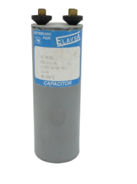 CA47MF350V ELAVSA CAPACITOR PLASTICO DE TRABAJO CONTINUO 47 MF 350V