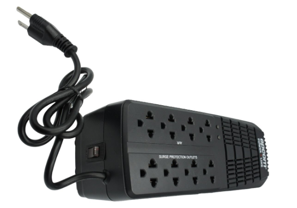 EPL1000AVR EPCOM REGULADOR AUTOMATICO DE VOLTAJE 1000 VA 4 SALIDAS AVR 4 SALIDAS CCON SUPRESOR DE PICOS