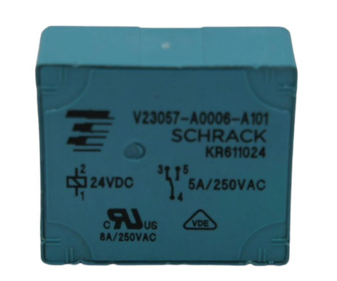 V23057A0006A101 SCHRACK RELEVADOR 5 PINES BOBINA 24 VDC ESPECIAL